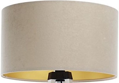 Paralume universale STANDART E27 diametro 45 cm beige/oro