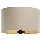Paralume universale STANDART E27 diametro 45 cm beige/oro