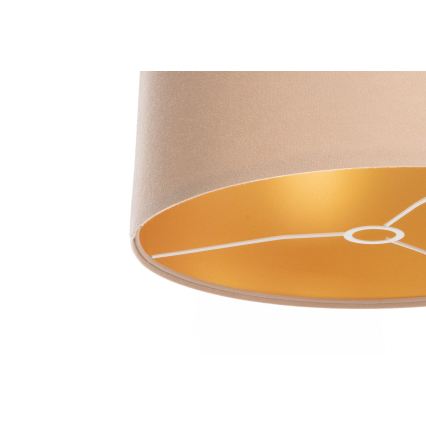 Paralume universale STANDART E27 diametro 45 cm beige/oro