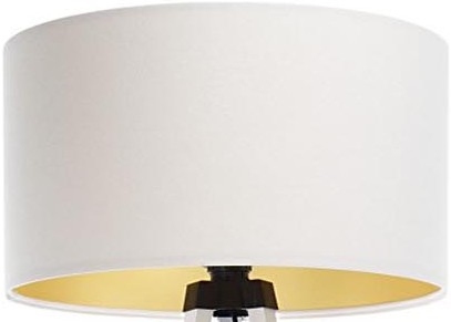 Paralume universale STANDART E27 diametro 45 cm bianco/oro