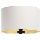 Paralume universale STANDART E27 diametro 45 cm bianco/oro