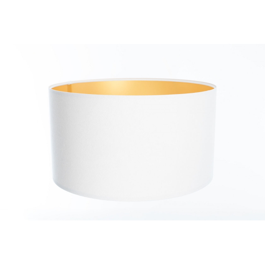 Paralume universale STANDART E27 diametro 45 cm bianco/oro