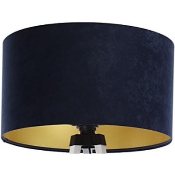 Paralume universale STANDART E27 diametro 45 cm blu/oro