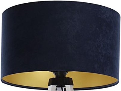 Paralume universale STANDART E27 diametro 45 cm blu/oro