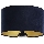 Paralume universale STANDART E27 diametro 45 cm blu/oro