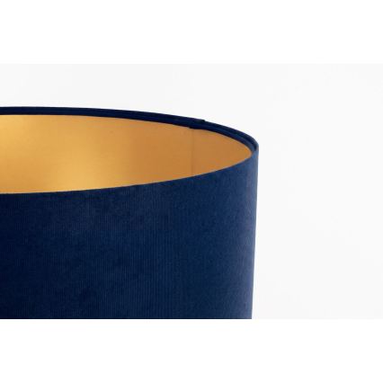 Paralume universale STANDART E27 diametro 45 cm blu/oro