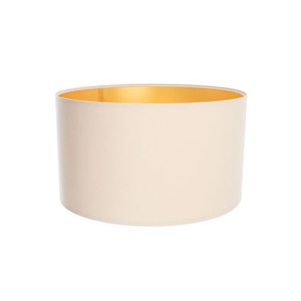 Paralume universale STANDART E27 diametro 45 cm color crema/oro