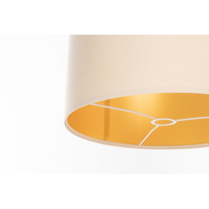 Paralume universale STANDART E27 diametro 45 cm color crema/oro