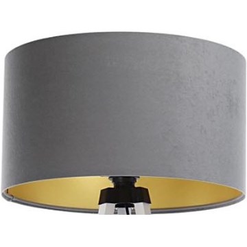 Paralume universale STANDART E27 diametro 45 cm grigio/oro