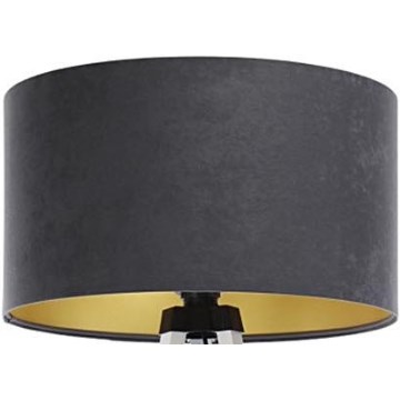 Paralume universale STANDART E27 diametro 45 cm grigio/oro