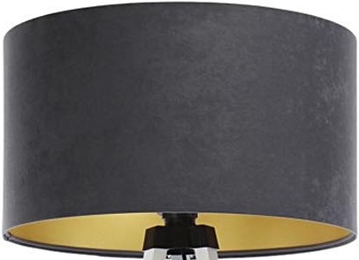 Paralume universale STANDART E27 diametro 45 cm grigio/oro