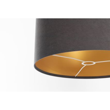 Paralume universale STANDART E27 diametro 45 cm grigio/oro