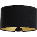 Paralume universale STANDART E27 diametro 45 cm nero/oro