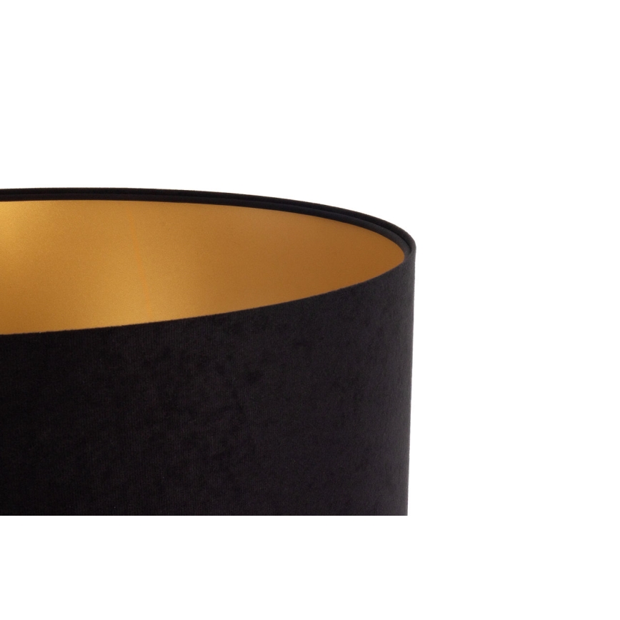 Paralume universale STANDART E27 diametro 45 cm nero/oro
