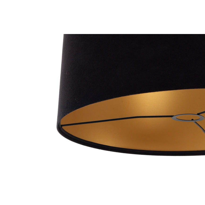 Paralume universale STANDART E27 diametro 45 cm nero/oro