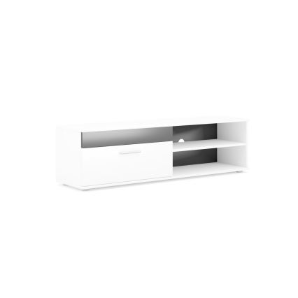 Parete attrezzata BRICK bianco/nero