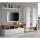 Parete attrezzata LENOR bianco/rovere
