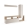 Parete attrezzata LENOR cashmere/marrone