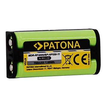 PATONA - Accumulatore Accumulatore Sony BP-HP550 700mAh Ni-Mh MDR-RF4000