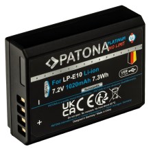 PATONA - Accumulatore Canon LP-E10 1020mAh Li-Ion Platinum USB-C di ricarica