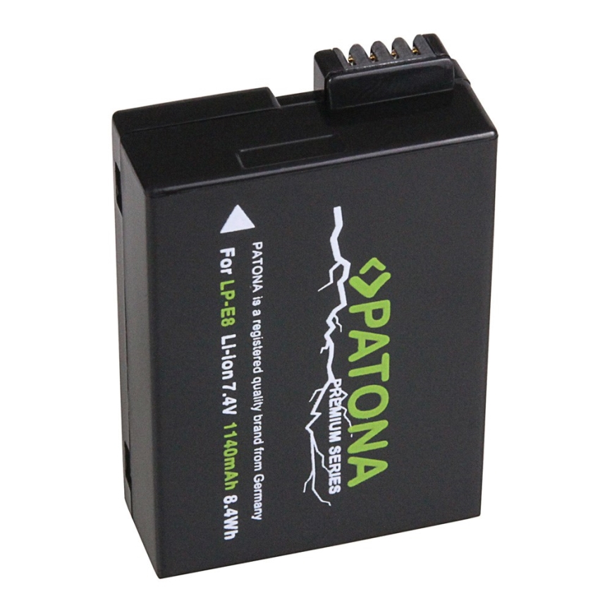 PATONA - Accumulatore Canon LP-E8 1140mAh Li-Ion Premium