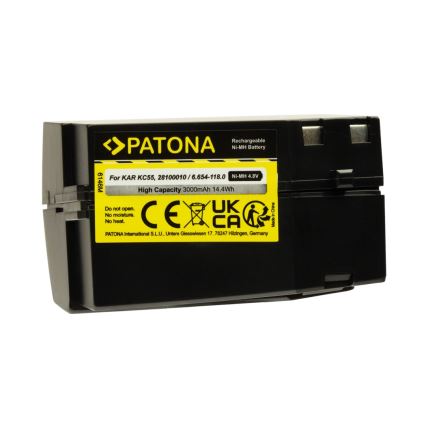 PATONA - Accumulatore Kärcher K55/K65 3000mAh, Ni-Mh 4,8V 14,4Wh