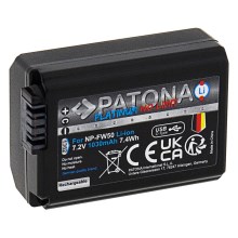 PATONA - Accumulatore Sony NP-FW50 1030mAh Li-Ion Platinum USB-C di ricarica