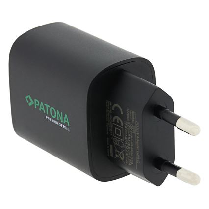 PATONA - Adattatore di ricarica USB-C Power delivery 20W/230V nero