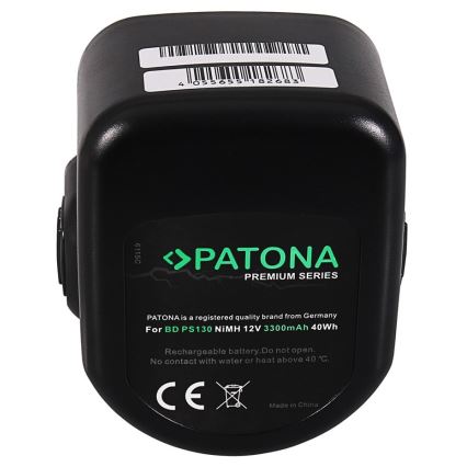 PATONA - Batteria Dewalt 12V 3300mAh Ni-MH Premium