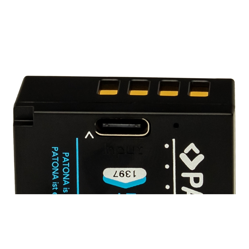 PATONA - Batteria Fuji NP-W126S 1050mAh Li-Ion Platinum con ricarica USB-C