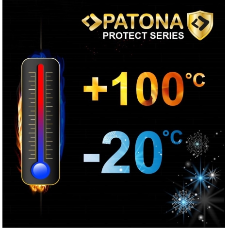 Patona Batterie pour caméra vidéo Platinum GoPro Hero 8-7-6-5