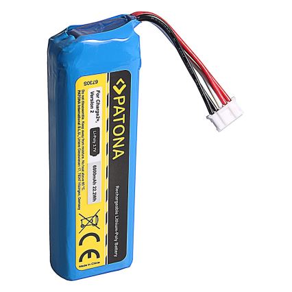 PATONA - Batteria JBL Carica 2+/Carica 3 6000mAh 3,7V Li-Pol