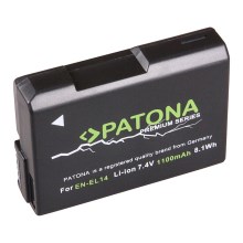 PATONA - Batteria Nikon EN-EL14 1100mAh Li-Ion Premium
