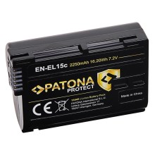 PATONA - Batteria Nikon EN-EL15C 2250mAh Li-Ion Protect