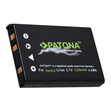 PATONA - Batteria Nikon EN-EL5 1200mAh Li-Ion Premium