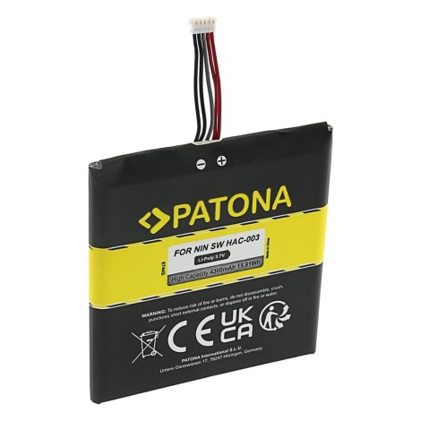 PATONA - Batteria Nintendo Switch HAC-003 4300mAh Li-Pol 3,7V