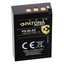 PATONA - Batteria Olympus BLS5 1100mAh Li-Ion Protect