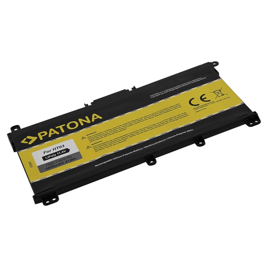 PATONA - Batteria per HP Pavilion X360 14-BA serie 3400mAh Li-Pol 11,55V BK03 / BK03XL