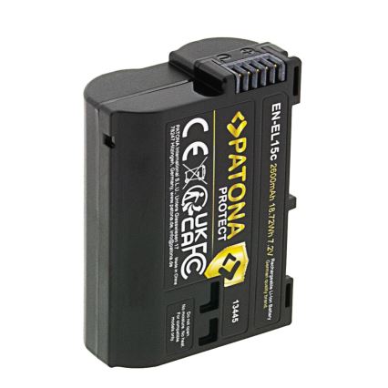 PATONA - Batteria per Nikon EN-EL15C 2600mAh Li-Ion Protect