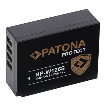 PATONA - Batteria ricaricabile Fuji NP-W126S 1140mAh Li-Ion Protect