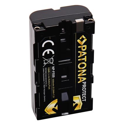 PATONA - Batteria Sony NP-F550 3500mAh Li-Ion 7,2V Protect