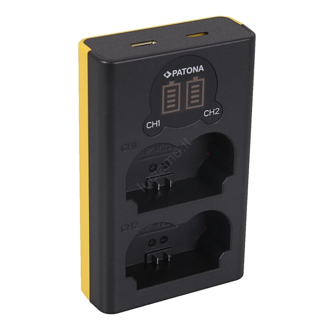 llano NP-W235 (USB-C) Confezione da 2 Batterie di Ricambio e Caricabatterie Rapido Compatibile con Fujifilm X-T5, X-T4, VG-XT4, XS20, GFX50S II, GFX100S, X-H2, X-H2S