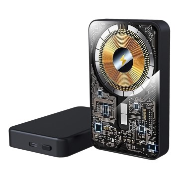 PATONA - Power Bank 10000mAh Li-Pol-PD20W con ricarica MagSafe USB-C e Qi