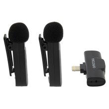 PATONA - SET 2x Microfono wireless con clip per iPhone USB-C 5V
