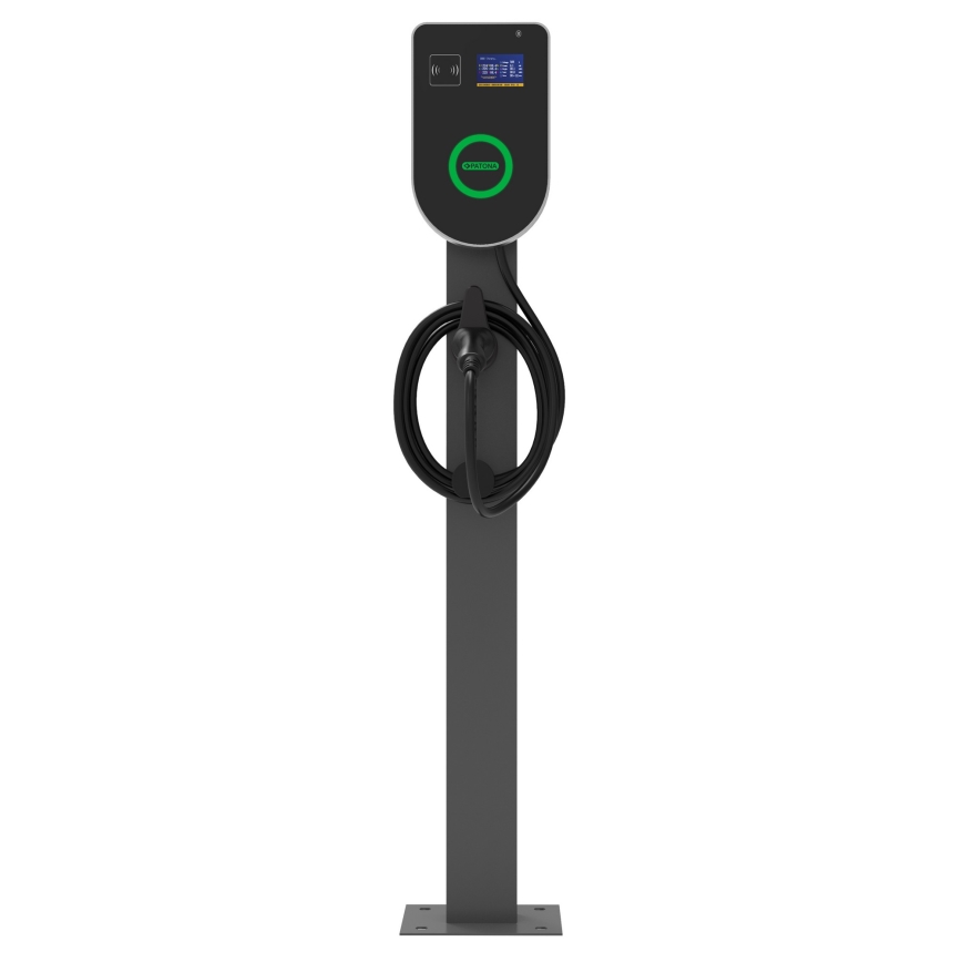 PATONA - Stazione di ricarica con display LCD per auto elettriche 11kW/400V/16A IP54