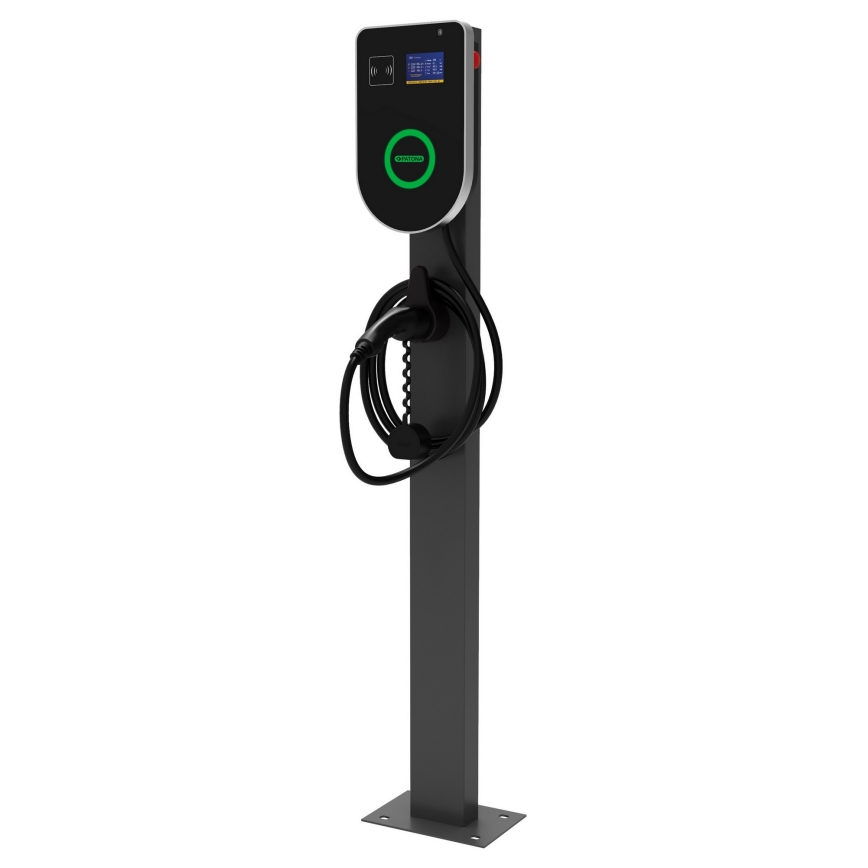 PATONA - Stazione di ricarica con display LCD per auto elettriche 11kW/400V/16A IP54