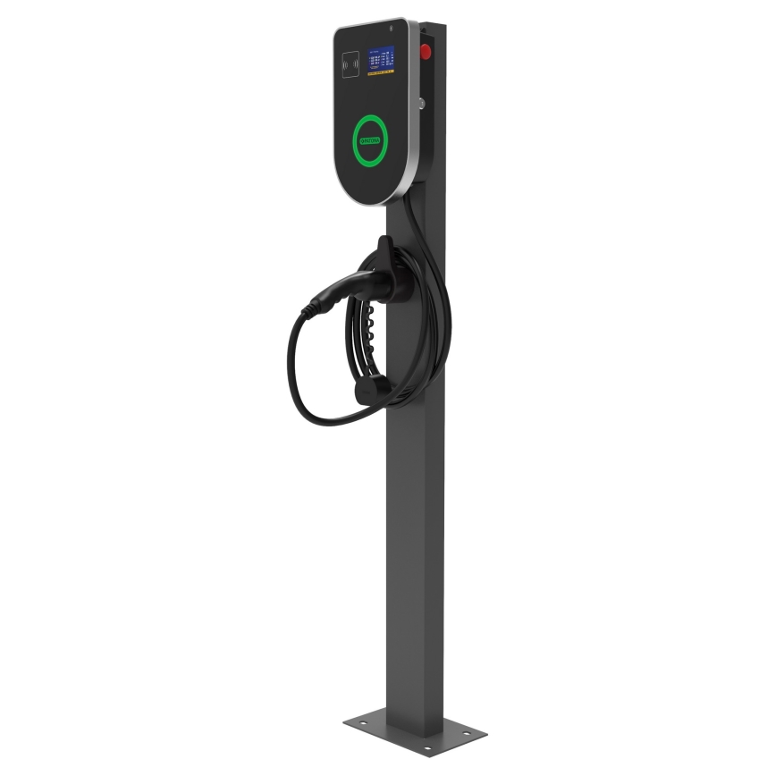 PATONA - Stazione di ricarica con display LCD per auto elettriche 11kW/400V/16A IP54