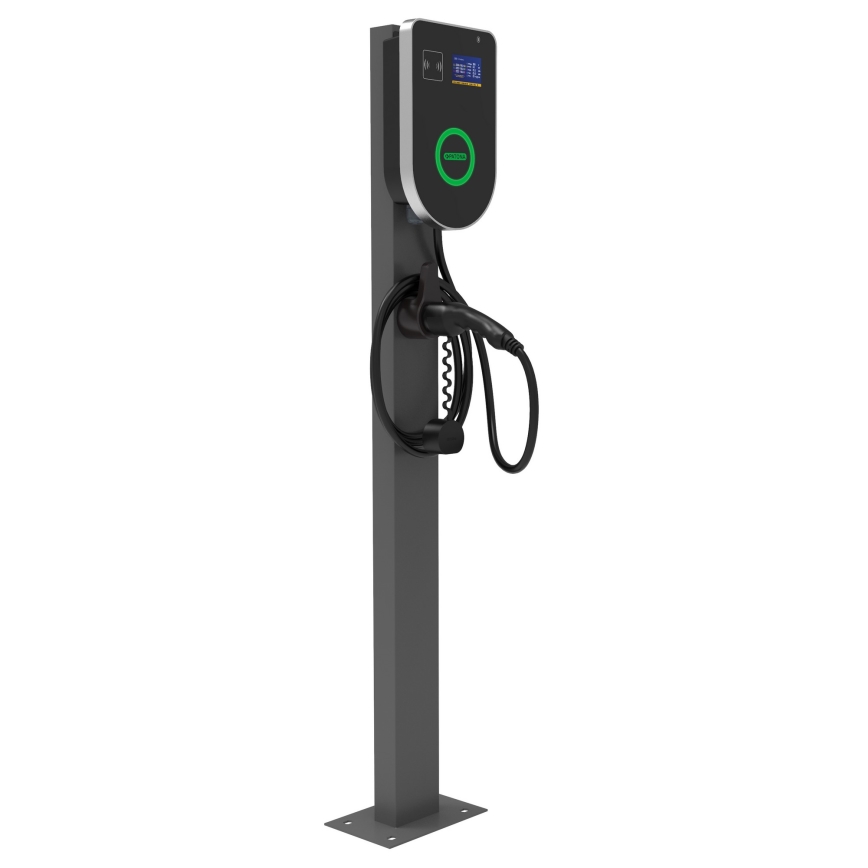 PATONA - Stazione di ricarica con display LCD per auto elettriche 11kW/400V/16A IP54
