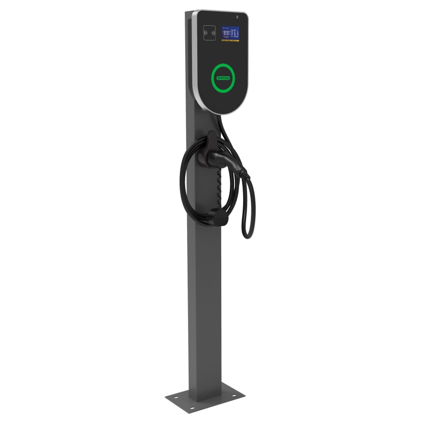 PATONA - Stazione di ricarica con display LCD per auto elettriche 11kW/400V/16A IP54