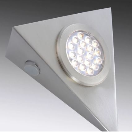 Paul Neuhaus 1119-55-3 - SET 3x LED Illuminazione per mobili con sensore HELENA LED/2,5W/230V